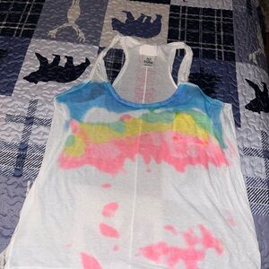 PINK Victoria's Secret White Tank Top